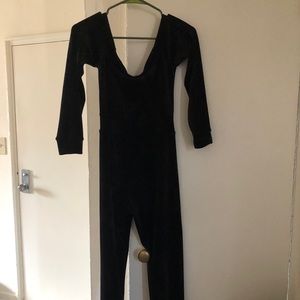 Velvet Fitted Jumpsuit